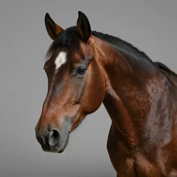 a very elegant horse