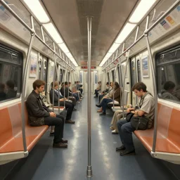 perfectly - centered - portrait of an empty subway train, intricate, highly detailed, digital painting, artstation, concept art, smooth, sharp focus, illustration, unreal engine 5, 8 k, art by artgerm and greg rutkowski and alphonse mucha