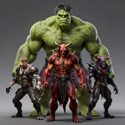 portrait of marvels hulk by hr giger, greg rutkowski, luis royo and wayne barlowe as a diablo, resident evil, dark souls, bloodborne monster
