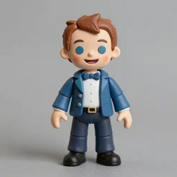 seductive, happy, individual florian schneider, stop motion vinyl action figure, plastic, toy, butcher billy style
