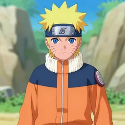 Naruto Uzumaki in real life photograph
