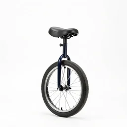 obsidian unicycle, 8k product photo, isolated on a pure white background, centered, entire object in frame, sharp focus, soft studio lighting
