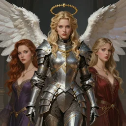 ultra realistic illustration, a stunningly beautiful angel knight gothic girl played by jordyn jones and dove cameron and margot robbie and taylor swift and megan fox, intricate, elegant, highly detailed, digital painting, artstation, concept art, smooth, sharp focus, illustration, art by artgerm and greg rutkowski and alphonse mucha
