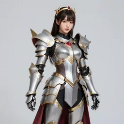 studio portrait of lawful good colorful female holy divine mech paladin as absurdly beautiful, elegant, young cute gravure idol, ultrafine hyperrealistic detailed face illustration by kim jung gi, intricate linework, sharp focus, bright colors, matte, octopath traveler, final fantasy, unreal engine highly rendered, global illumination, radiant light, intricate environment