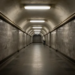 moscow subway liminal space realistic render light mood