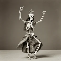 a tibetan skeleton dancer, taken in 1 9 2 5 by joseph rock