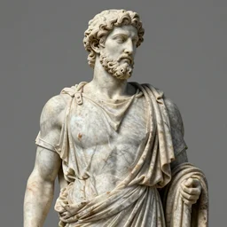 Stone Weegee Statue in Ancient Greece, Realistic, 4k Resolution, 8k Resolution, Detailed, Very Detailed, Highly Detailed, HD Quality, Digital Art, Trending on Artstation, Renaissance Art Style