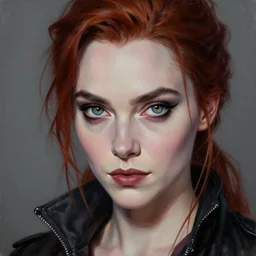 portrait painting of a cyberpunk cocky bellatrix lestrange, sharp focus, award - winning, beautiful eyes, perfect eyes, trending on artstation, masterpiece, highly detailed, intricate. art by josan gonzales and moebius and deathburger
