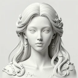 a beautiful detailed front view portrait of a corpse woman with ornate growing around morphing, ornamentation, flowers, elegant, beautifully lit, skull, artgerm, joshua middleton comic cover art,