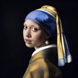 black girl with a pearl earring, real life portrait by vermeer, historical reenactment, history drama, beautiful, art brought to life, dslr photo, iso 1 0 0, f / 2 2, studio lighting, 8 k, black girl, black actor