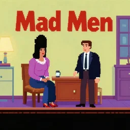 an 8-bit game of Mad Men