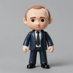 vladimir putin cosplay omar sharif, stop motion vinyl action figure, plastic, toy, butcher billy style