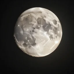 the moon exploding