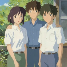 a painting of papa bois by yusuke murata and makoto shinkai and moebius