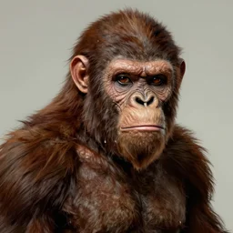 tucker carlson as planet of the apes ape, by frank frazetta, simon bisley, brom, highly detailed, fantasy art, high quality, 8 k, soft lighting, realistic face, path traced