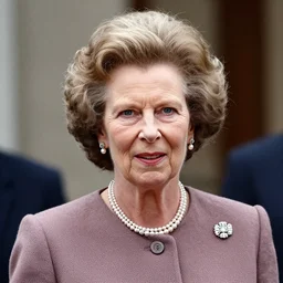margaret thatcher with alopecia