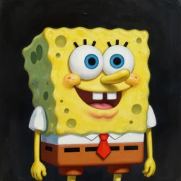 ultra realistic portrait painting of spongebob squarepants, art by frank frazetta, 4 k, ultra realistic, highly detailed, epic lighting