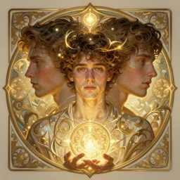 symmetry portrait of markiplier, glowing lights, intricate, elegant, highly detailed, digital painting, artstation, concept art, smooth, sharp focus, illustration, art by artgerm and greg rutkowski and alphonse mucha