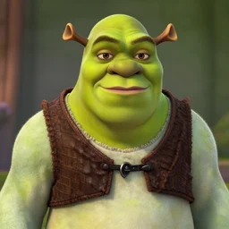 portrait of emma stone as shrek, disney style, naturel, hyper detailed, digital art, trending in artstation, cinematic lighting, studio quality, smooth render, unreal engine 5 rendered, octane rendered, art style by klimt and nixeu and ian sprigger and wlop and krenz cushart.