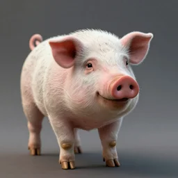 realistic pig - dog creature cinematic 3 5 mm