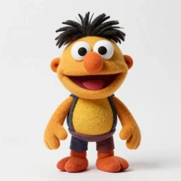 crash bandicoot linde as a muppet. highly detailed felt. hyper real photo. 4 k.