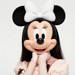 Minnie Mouse as a human!!! young woman
