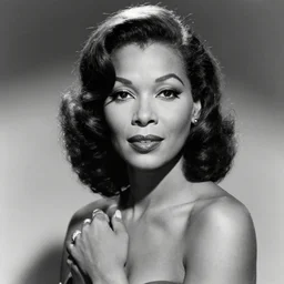 portrait of Angela Bassett by Cecil Beaton , glamorous Hollywood style lighting, black and white, photorealistic