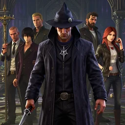 highly detailed portrait, necromancer, in gta v, stephen bliss, unreal engine, fantasy art by greg rutkowski, loish, rhads, ferdinand knab, makoto shinkai and lois van baarle, ilya kuvshinov, rossdraws, tom bagshaw, global illumination, radiant light, detailed and intricate environment