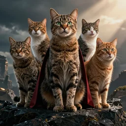 cats superhero in marvel movie poster