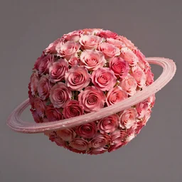 planet made out of roses, greg rutkowski, highly detailed, 4 k