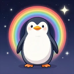 rainbow cosmic penguin - n 9