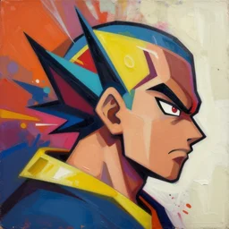 Akuma vs Goken profile picture by Sachin Teng, asymmetrical, Organic Painting ,geometric shapes, hard edges, energetic, graffiti, street art:2 by Sachin Teng:4