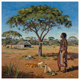 “award winning Australian indigenous painting, First Nations”
