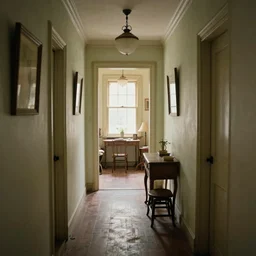 nostalgic hallway in grandma's house
