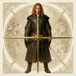 symmetry!! concept art for lord of the rings character aragorn, dnd, intricate, elegant, highly detailed, digital painting, artstation, concept art, smooth, sharp focus, illustration, art by artgerm and greg rutkowski and alphonse mucha