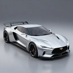 sports car concept based on nissan and chevy sports car body styles, concept car, wide angle, sharp focus, trending on artstation, unreal engine, concept art, car design by jon sibal and khyzyl saleem