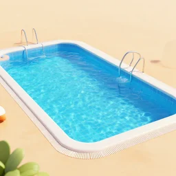 swimmingpool bryce 3 d style.