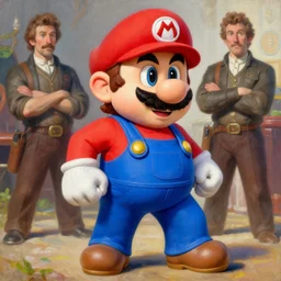 carl johnson as super mario, highly detailed painting by gaston bussiere, craig mullins, j. c. leyendecker, 8 k