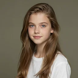 a picture of a beautiful young girl in the style of heather horton