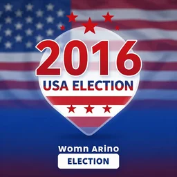 screenshot of the 2016 usa elections anime