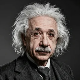 prom einstein portrait
