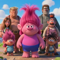 melanie trump as a chubby troll, ben hur, loftis, cory behance hd by jesper ejsing, by rhads, makoto shinkai and lois van baarle, ilya kuvshinov, rossdraws global illumination