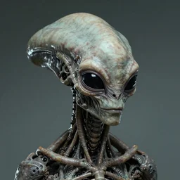 portrait of an alien, by giger, detailed, dramatic lighting, biomechanical, trending on artstation