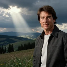 tom cruise mixed with bob ross