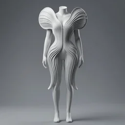 datura metel 3 d model by iris van herpen, artstation