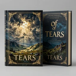 book of tears, artwork book cover front and back