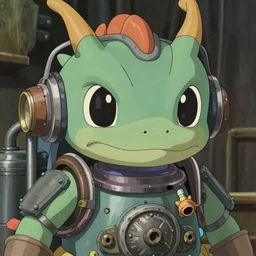 a film still portrait of cute kawai young dragon lizard, dieselpunk diesel, finely detailed features, closeup at the faces, perfect art, gapmoe yandere grimdark, trending on pixiv fanbox, painted by greg rutkowski makoto shinkai takashi takeuchi studio ghibli, akihiko yoshida