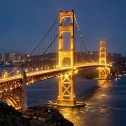 glowing golden gate to the undertown, fantasy, ultra detailed