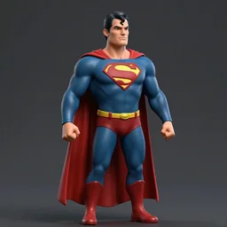 christopher reeve sa superman, zbrush model, hyper detailed, trending on google images
