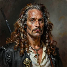 ultra realistic portrait painting of davy jones, art by frank frazetta, 4 k, ultra realistic, highly detailed, epic lighting
